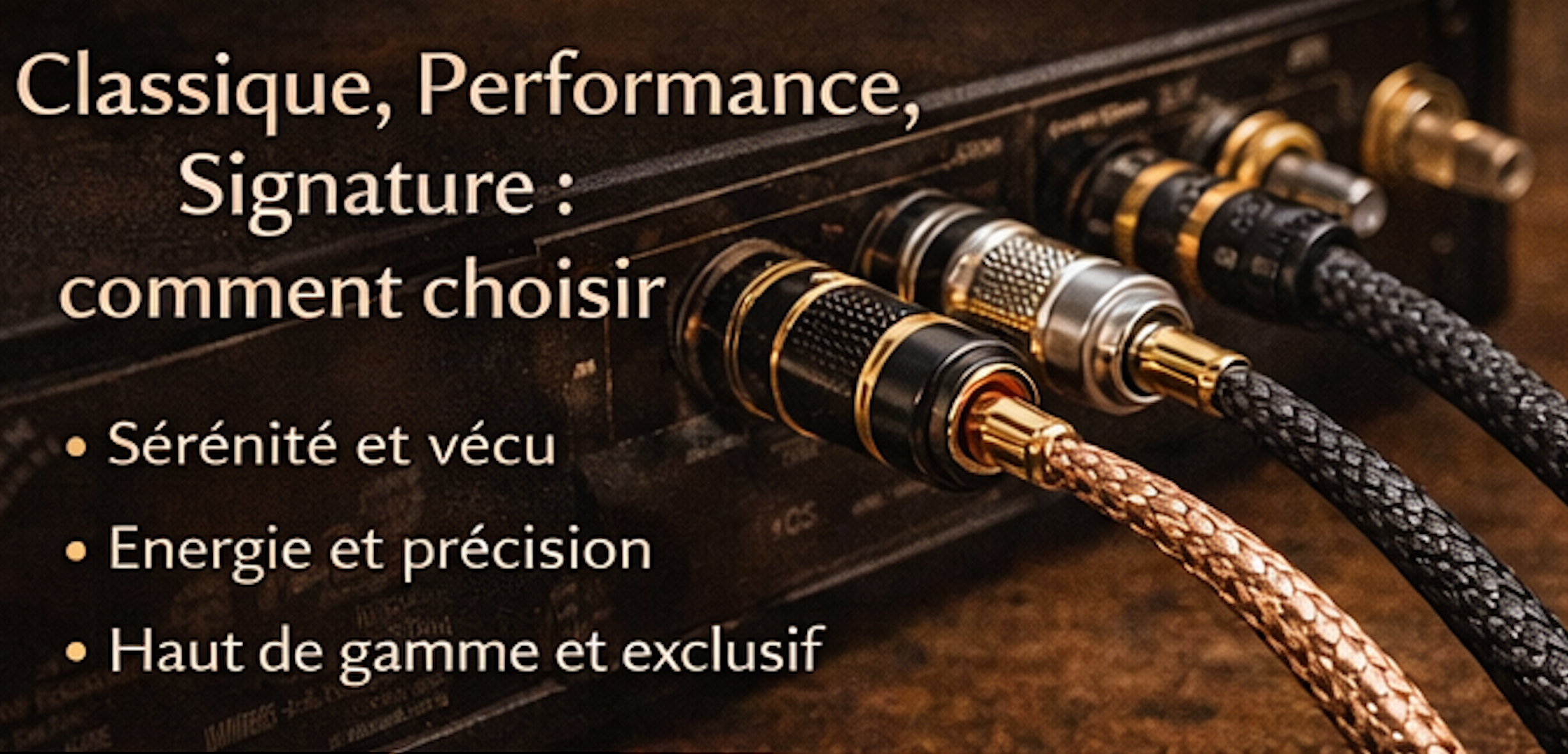 Classique, Performance, Signature : comment choisir