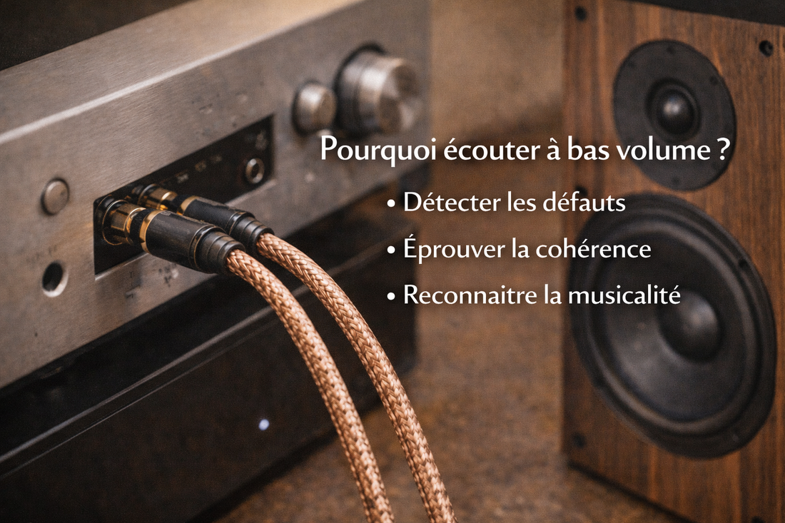 Pourquoi écouter à bas volume est un vrai test audiophile