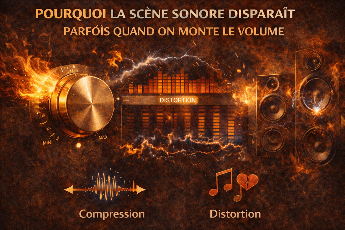 Pourquoi la scène sonore disparaît parfois quand on monte le volume